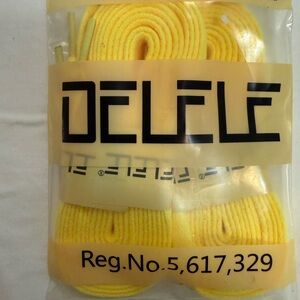 Fluorescent Yellow shoe laces (unisex)